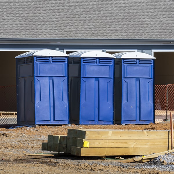 how do you ensure the portable restrooms are secure and safe from vandalism during an event in Clive Iowa